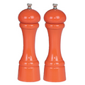 8" Autumn Hues Pepper/Salt Mill Set (Butternut)